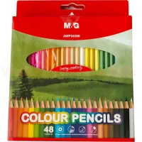 Color Pencil M&G 48 Colors Hexagonal Drawer AWP34398 / Pensil Warna 48 Warna